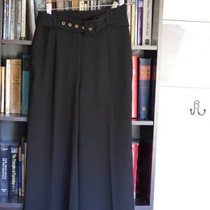 Black Wide Leg Trousers